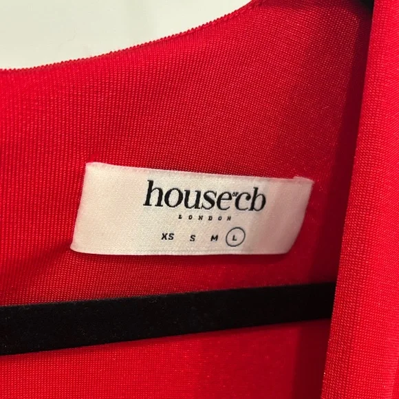 House of CB Aliza Plunge Draped Mini Dress - Picture 10 of 11